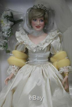 franklin mint princess diana wedding doll