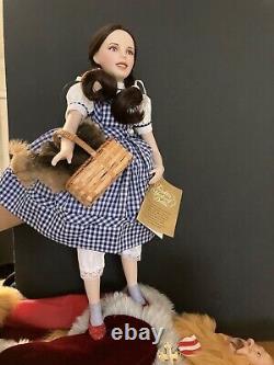 10 Franklin Mint Wizard of Oz 16 Porcelain Collectible Dolls Mint, condition