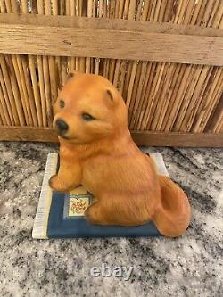 10 VINTAGE 1987 THE FRANKLIN MINT WORLD OF PUPPIES DOG Figurine Porcelain