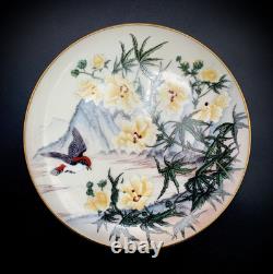 10 VTG 1981 Franklin Porcelain Franklin Mint FP Birds & Flowers of Japan Plates