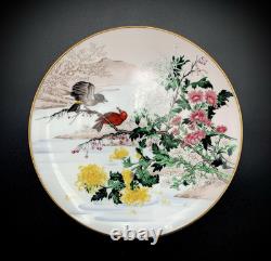 10 VTG 1981 Franklin Porcelain Franklin Mint FP Birds & Flowers of Japan Plates