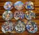 10pc Carol Lawson Limited Edition Porcelain 8 Plates 1981-1990 Franklin Mint