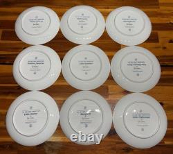 10pc Carol Lawson Limited Edition Porcelain 8 Plates 1981-1990 Franklin Mint