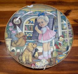 10pc Carol Lawson Limited Edition Porcelain 8 Plates 1981-1990 Franklin Mint