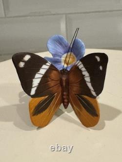 (11) FRANKLIN MINT Butterfly Figurines Butterflies of the World 1985
