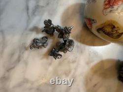 12 Franklin Mint Beatrix Potter 100TH Anniversary Porcelain Eggs