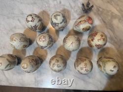 12 Franklin Mint Beatrix Potter 100TH Anniversary Porcelain Eggs