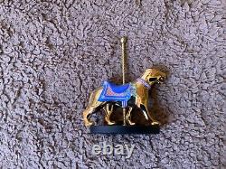 12 Franklin Mint Golden Carousel Horse's