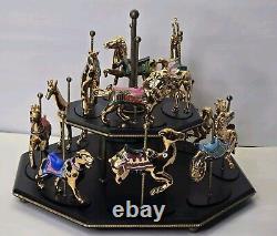 12 House of Faberge Carousel Animals Franklin Mint