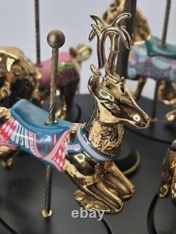 12 House of Faberge Carousel Animals Franklin Mint