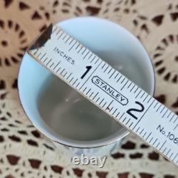 12 Month Japanese Teacups Franklin Mint Porcelain Kinuko Yamabe Display (Read)