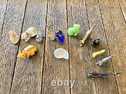 12 Vintage Cat Figurines 1980's Franklin Mint Collectible Cat Figurines