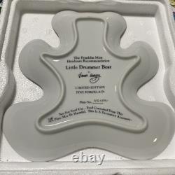 14X Franklin Mint Heirloom Teddy Bear Collectors Plates Lot With Stands 1990s