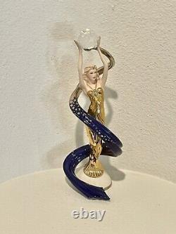 14 Franklin Mint Galaxy in Gold Sculpture Porcelain Hand Painted Sculpture