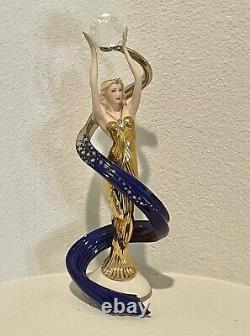 14 Franklin Mint Galaxy in Gold Sculpture Porcelain Hand Painted Sculpture