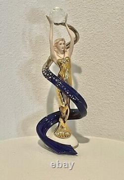 14 Franklin Mint Galaxy in Gold Sculpture Porcelain Hand Painted Sculpture
