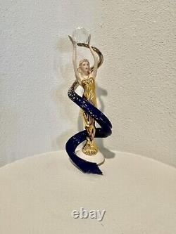 14 Franklin Mint Galaxy in Gold Sculpture Porcelain Hand Painted Sculpture