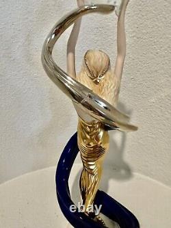 14 Franklin Mint Galaxy in Gold Sculpture Porcelain Hand Painted Sculpture