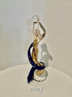 14 Franklin Mint Galaxy in Gold Sculpture Porcelain Hand Painted Sculpture