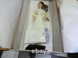 16.5 Franklin Mint Porcela TITANIC ROSE IN WHITE REUNITED GOWN Ltd Ed with COA