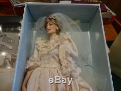 16.5 Franklin Mint Vinyl Princess Diana People's Princess Doll REDRESSED