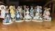 18 Franklin Mint Woodmouse Family Porcelain Mice Figurines