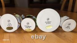 18 Franklin Mint Woodmouse Family Porcelain Mice Figurines