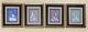 1977 Franklin Mint Nature's Four Seasons Parian Wedgwood Style Plaques