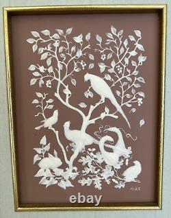 1977 Franklin Mint Nature's Four Seasons Parian Wedgwood Style Plaques