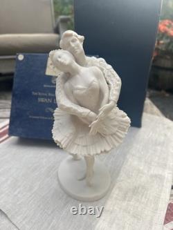 1977 Franklin Porcelain Royal Ballet Sculpture Swan Lake Limited Edition