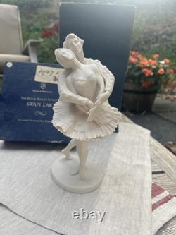 1977 Franklin Porcelain Royal Ballet Sculpture Swan Lake Limited Edition