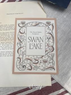 1977 Franklin Porcelain Royal Ballet Sculpture Swan Lake Limited Edition