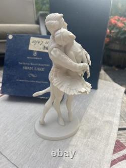 1977 Franklin Porcelain Royal Ballet Sculpture Swan Lake Limited Edition