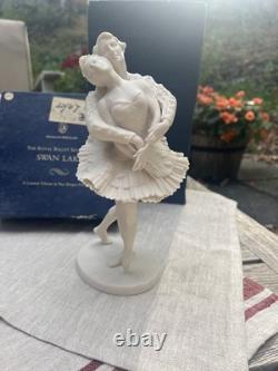1977 Franklin Porcelain Royal Ballet Sculpture Swan Lake Limited Edition