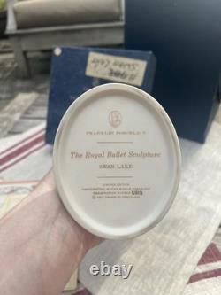 1977 Franklin Porcelain Royal Ballet Sculpture Swan Lake Limited Edition