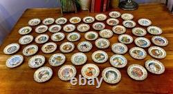 1979 Franklin Mint Carol Lawson The Best Loved Fairy Tales Mini Plate Set of 50