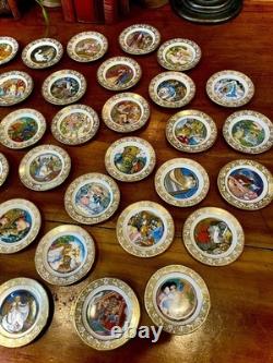 1979 Franklin Mint Carol Lawson The Best Loved Fairy Tales Mini Plate Set of 50