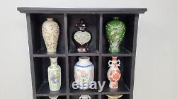 1981 Franklin Mint Porcelain Imperial Dynasty Mini Vase Complete 12 Japan Shelf