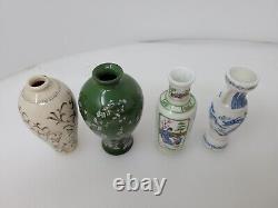 1981 Franklin Mint Porcelain Imperial Dynasty Mini Vase Complete 12 Japan Shelf