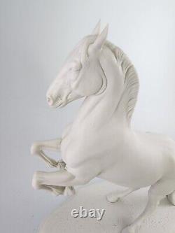 1981 Franklin Mint Porcelain Levade Pamela Du Boulay Horse Spanish Riding School