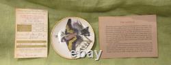 1981 LE Franklin Mint 25 SONGBIRDS OF THE WORLD Mini Plates Set Shelf COA's MINT