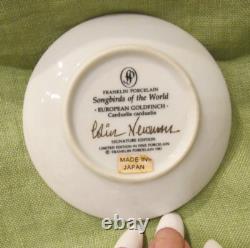 1981 LE Franklin Mint 25 SONGBIRDS OF THE WORLD Mini Plates Set Shelf COA's MINT