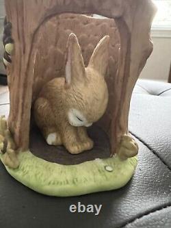 1984 Franklin Mint Woodland Surprises Porcelain Figurines WITH ORIGINAL STAND