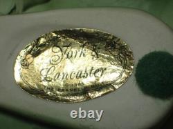 1985 Franklin Mint Porcelain Flower Set of 12 Capodimonte Italy with Display Stand