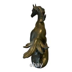 1986 Black Beauty Horse Statue Franklin Mint BY PAMELA DU BOULAY Thoroughbred