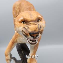 1986 Franklin Mint THE DEFENDER Mountain Lion Statue