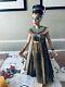 1987 Franklin Mint Egyptian Queen Nefertiti Hand Painted Porcelain Statue 23