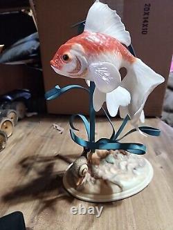 1987 Franklin Mint Porcelain Golden Carp RARE William Kazmar