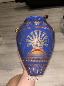 1987 THE GOLDEN VASE OF BAST FRANKLIN MINT 24k GOLD DECORATED VASE NEW COA NIB