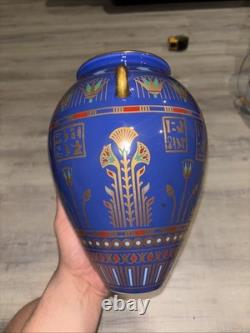 1987 THE GOLDEN VASE OF BAST FRANKLIN MINT 24k GOLD DECORATED VASE NEW COA NIB